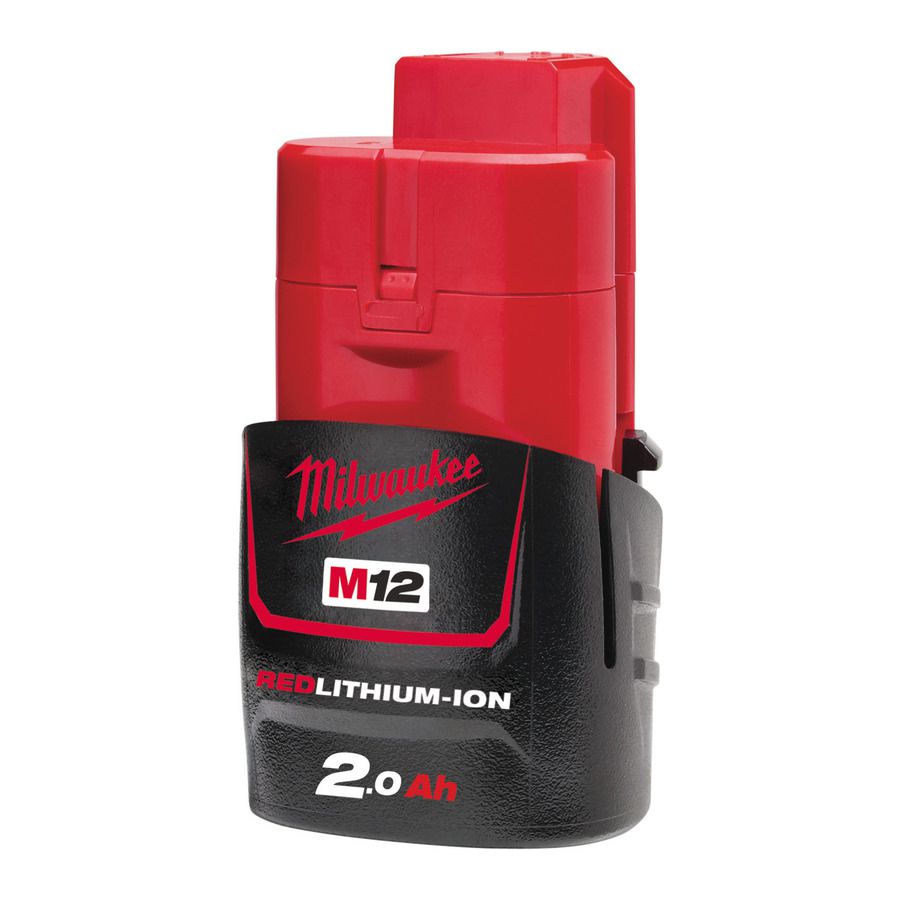 Akku-M12 Li-Ion Milwaukee B2 Red 12V - 2.0 Ah.