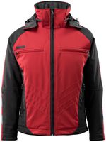 Darmstadt Softshelljacke, Gr. 2XL - rot/schwarz