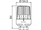 Oventrop Thermostatfühler Uni LH - M30x1.5