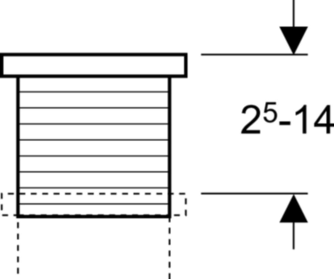 Geberit Verlängerungsaufsatz - für Bodenablauf VARINO