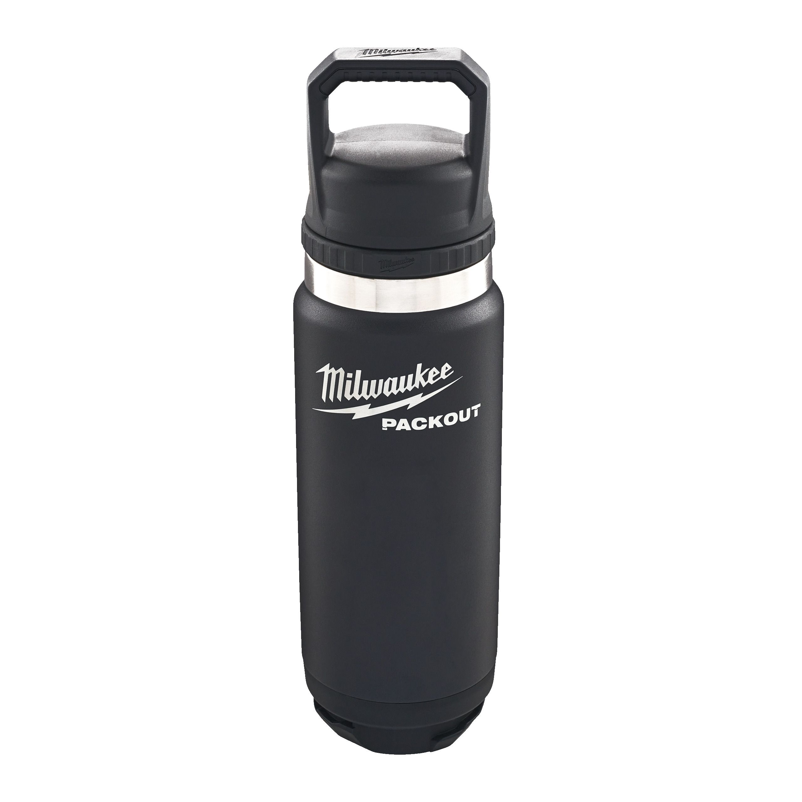 Thermosflaschen MILWAUKEE PACKOUT - 700 ml mit Schraubdeckel, schwarz