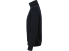 Sweatjacke College Gr. S, schwarz - 70% Baumwolle, 30% Polyester, 300 g/m²