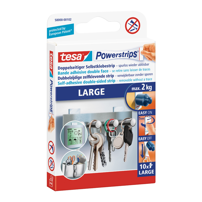 Powerstrips TESA Large - sicherer und starker Halt