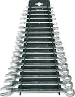 Ringgabelschlüssel-Satz HAZET - 17-tlg., 6-24 mm mit Halter