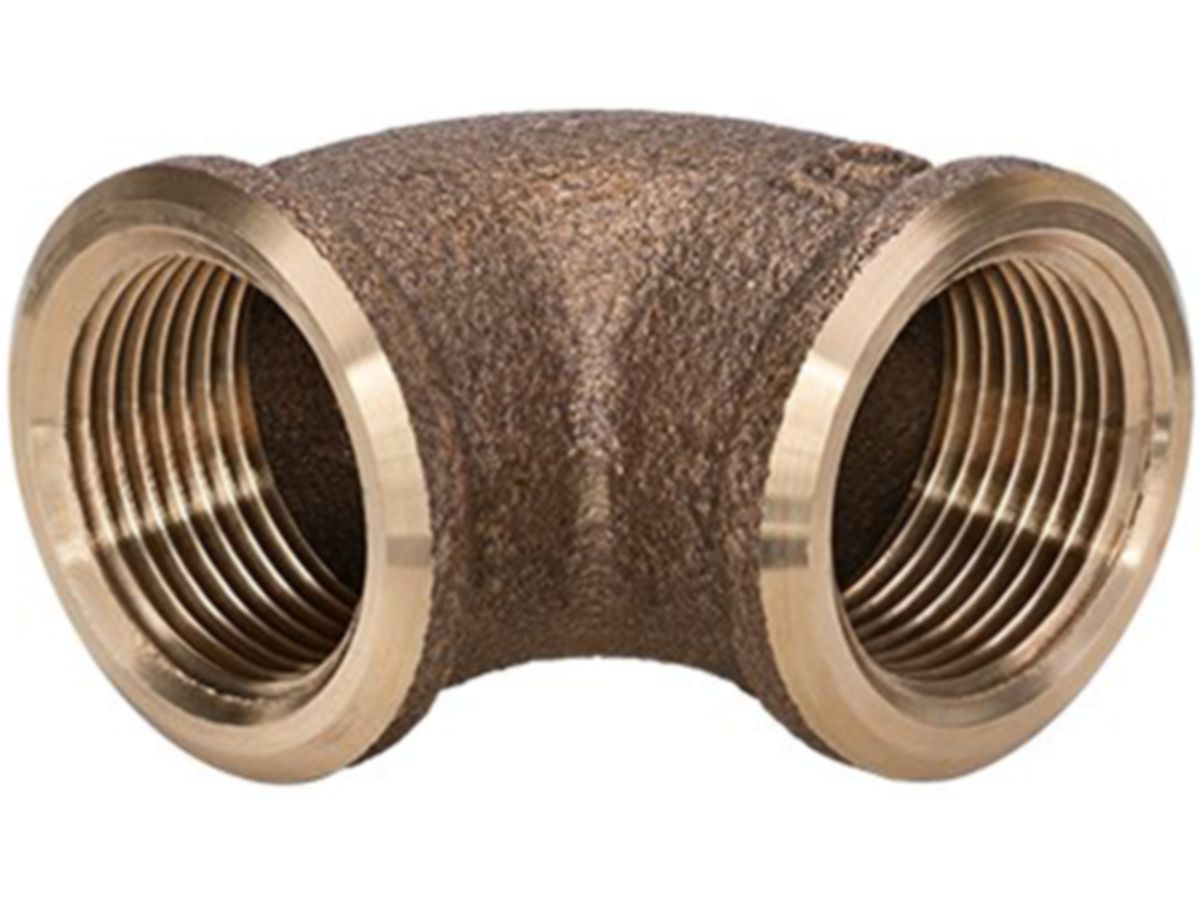 Rotguss-Winkel Nr.   90       1"