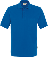 Pocket-Poloshirt Perf. 2XL royalblau - 50% Baumwolle, 50% Polyester, 200 g/m²
