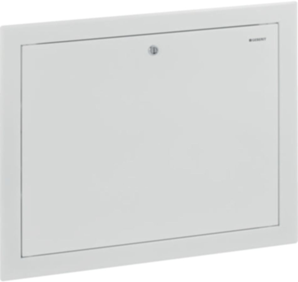 Türe zu Geberit Pushfit Verteilerschrank - Ral 9016, Höhe 498  B=600 / B1=618