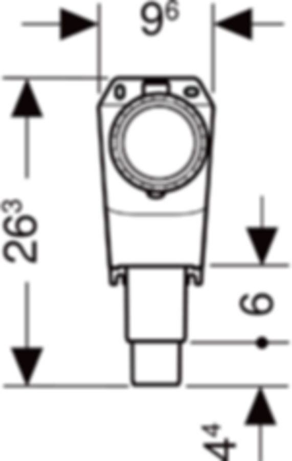Geberit Hygienespülung Rapid: 50/40 1/22