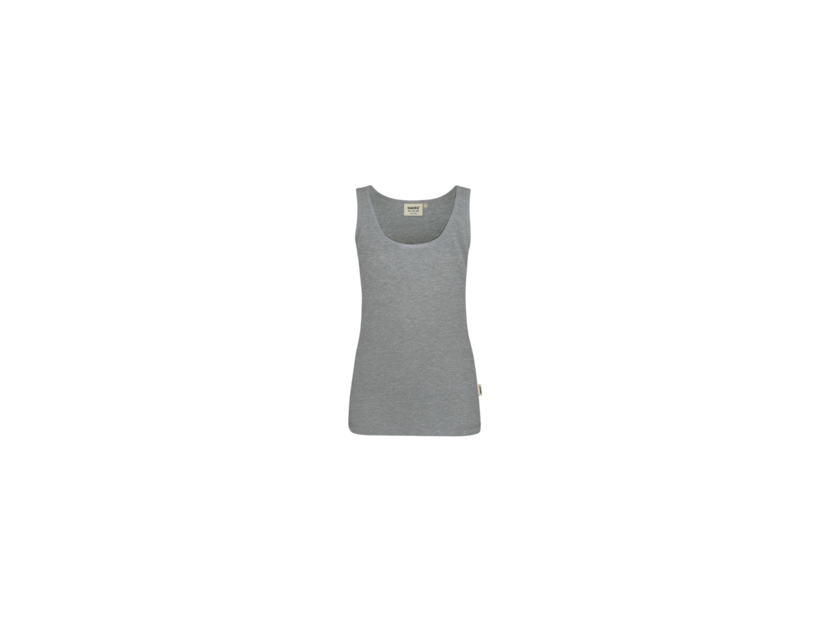 Damen-Tanktop Classic S grau meliert - 85% Baumwolle, 15% Viscose, 160 g/m²