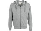 Kapuzen-Sweatjacke Premium, Gr. 6XL - grau meliert