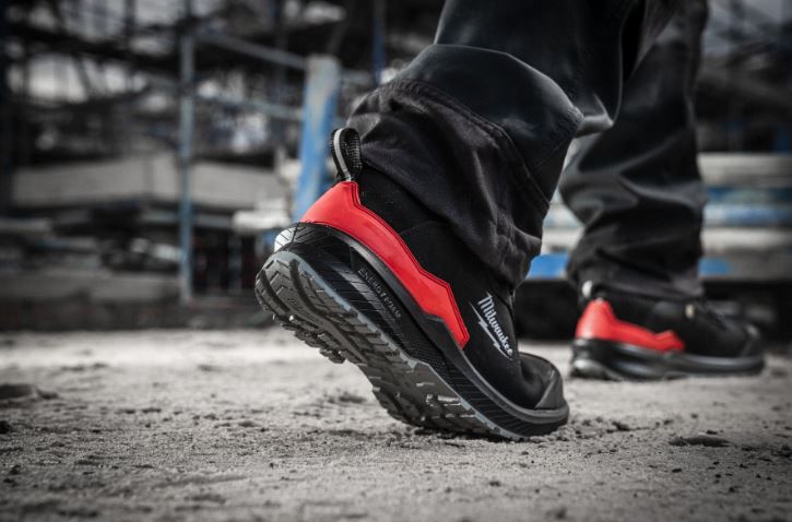 Sicherheits-Halbschuh schwarz - Milwaukee, FLEXTRED S3S, Leder