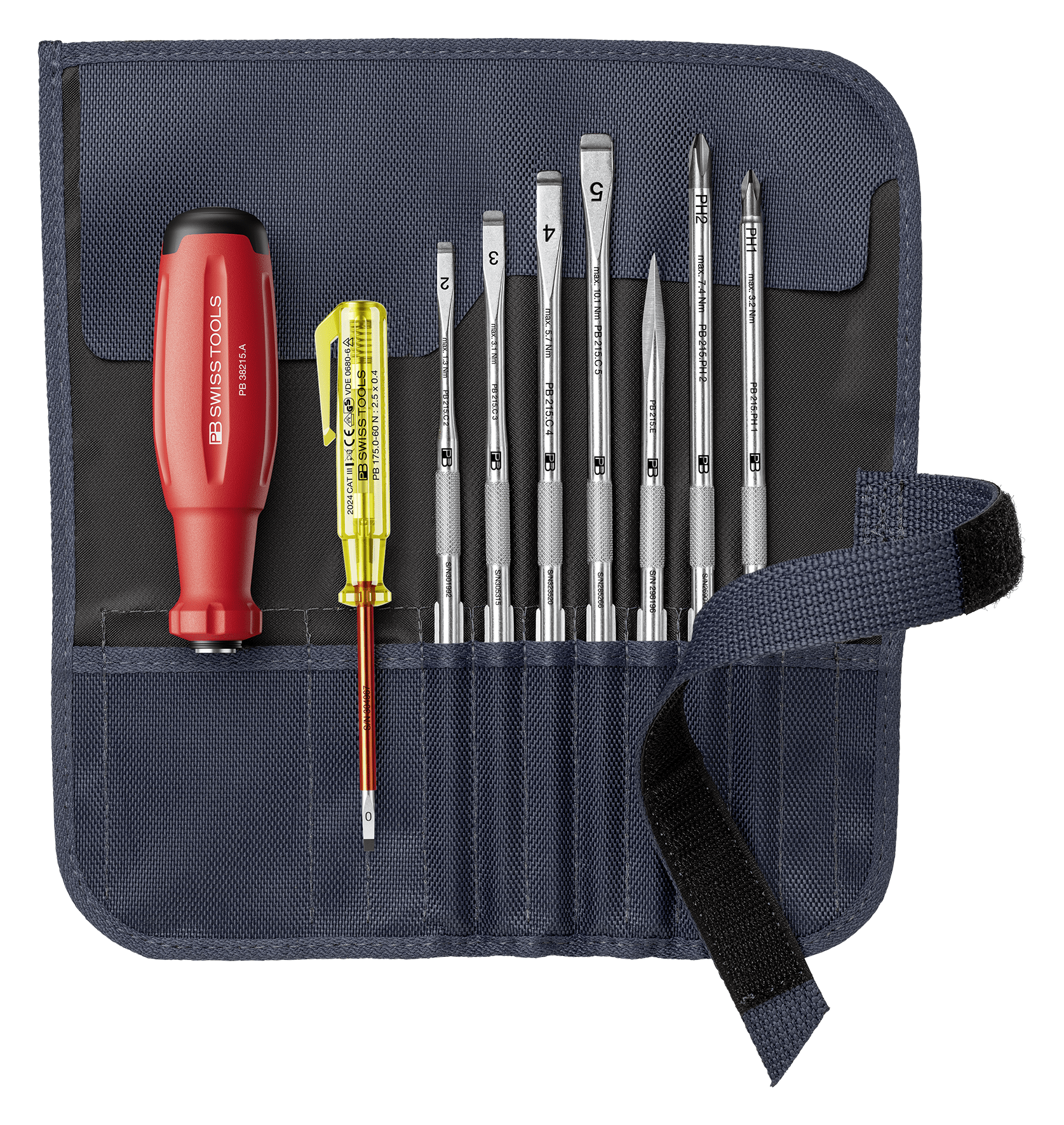 Schraubenzieherset PB 38223 - SwissGrip Evo GY