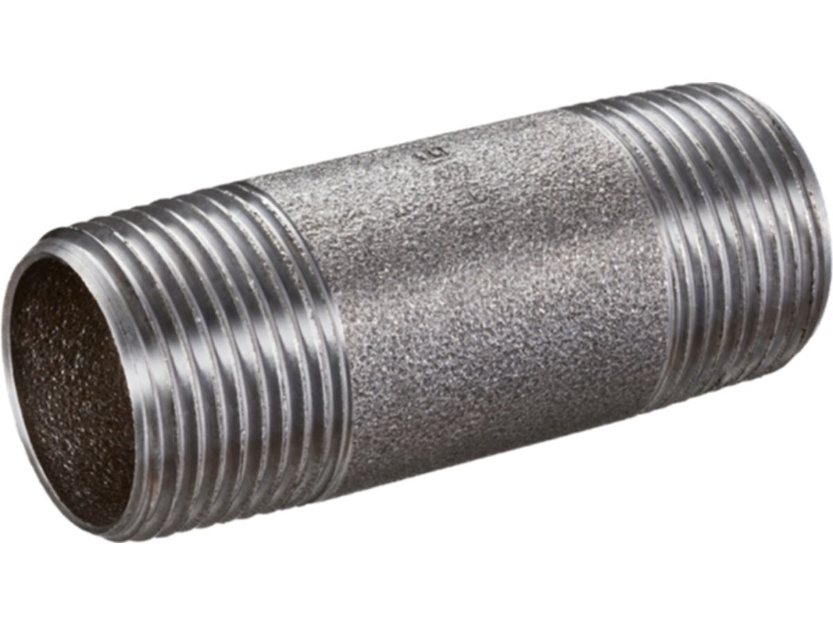Rohrnippel +GF+ schw. Nr.530 1"-140 mm