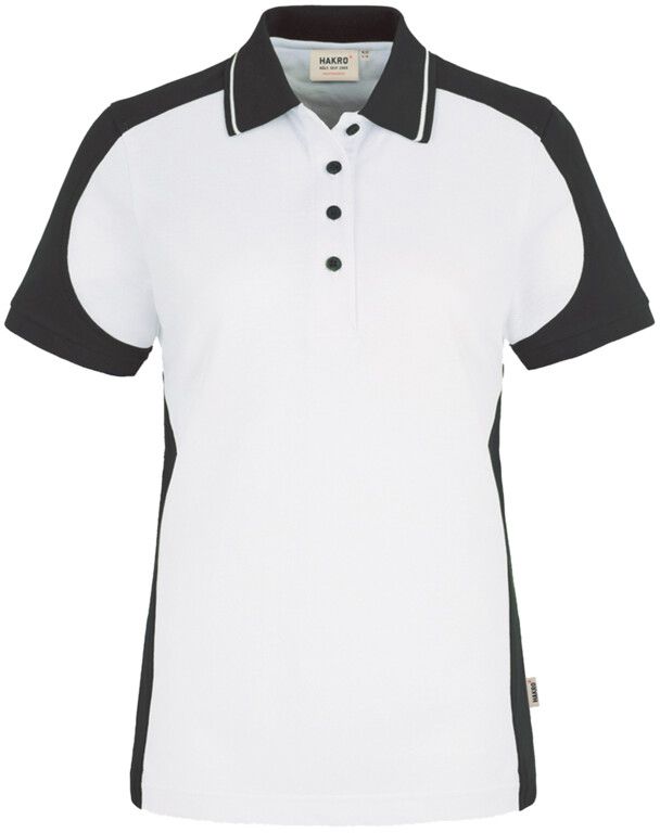 Damen-Poloshirt Contrast Performance - 50% Baumwolle, 50% Polyester, 200 g/m²