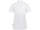 Damen-Poloshirt Classic Gr. S, weiss - 100% Baumwolle