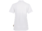 Damen-Poloshirt Classic Gr. M, weiss - 100% Baumwolle