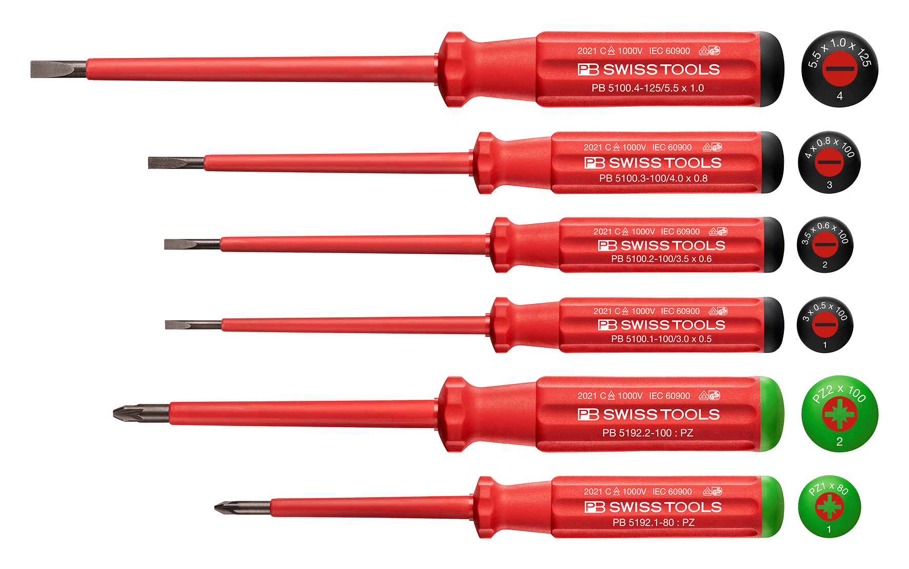Schraubenzieherset PB 5543 VDE CBB - Classic