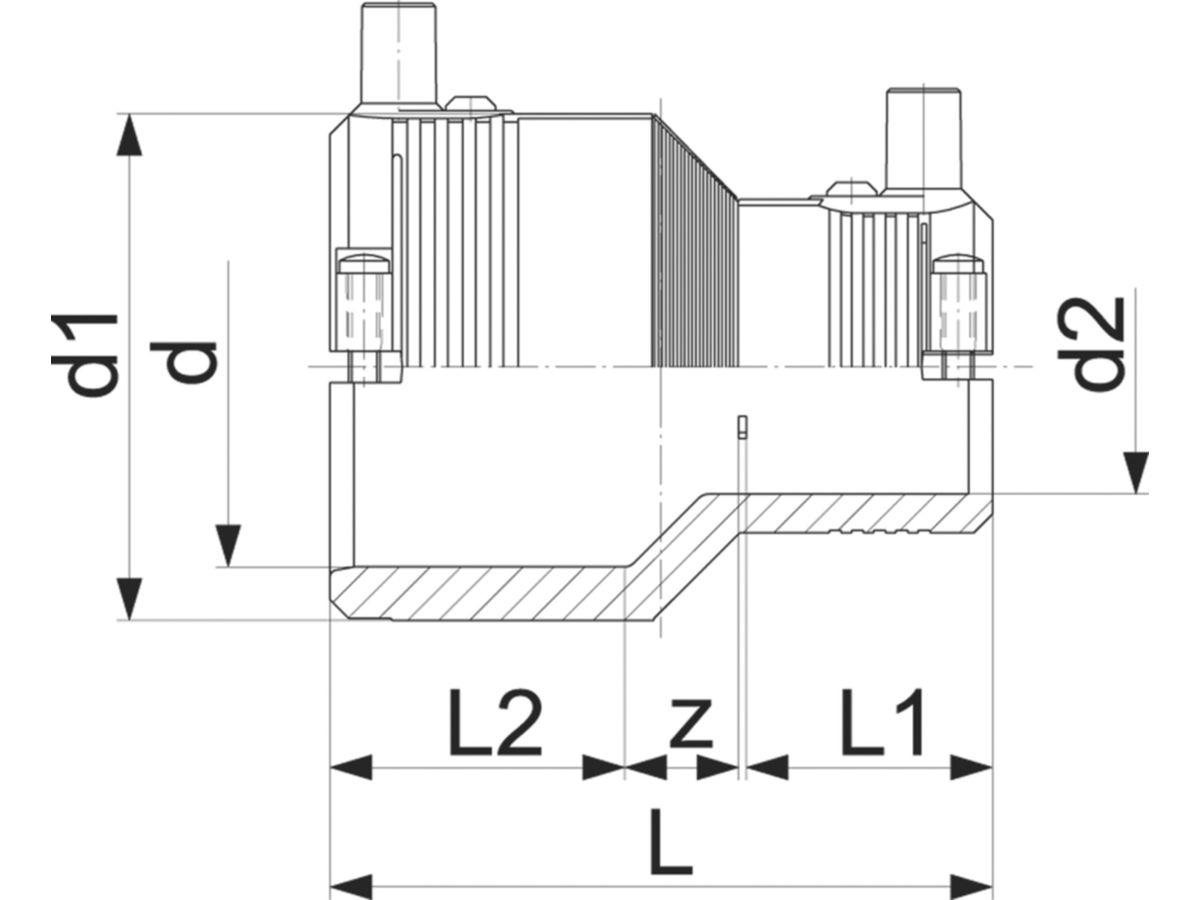 HDPE-Reduktion ELGEF  63/32 mm