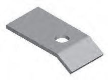 DIN Klemme für CK/C/CM-Profile - 4.65 Verzinkt