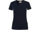 Damen-V-Shirt Stretch - 95% Baumwolle, 5% Elasthan, 170 g/m²