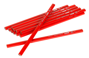 Zimmermannsbleistift 25 cm - rot, Pak. à 72 Stk.