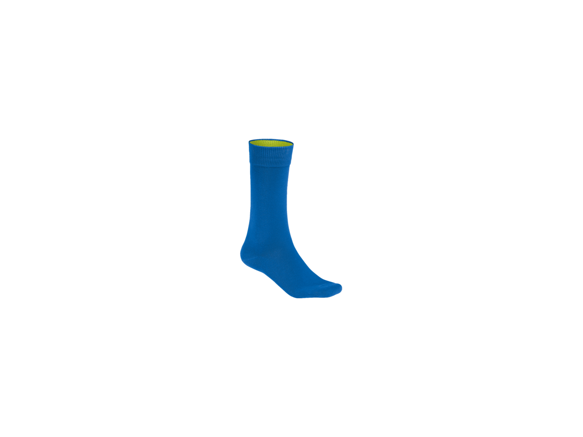 Socken Premium Gr. L, royalblau - 85% Baumwolle, 12% Polyamid und 3% Elast