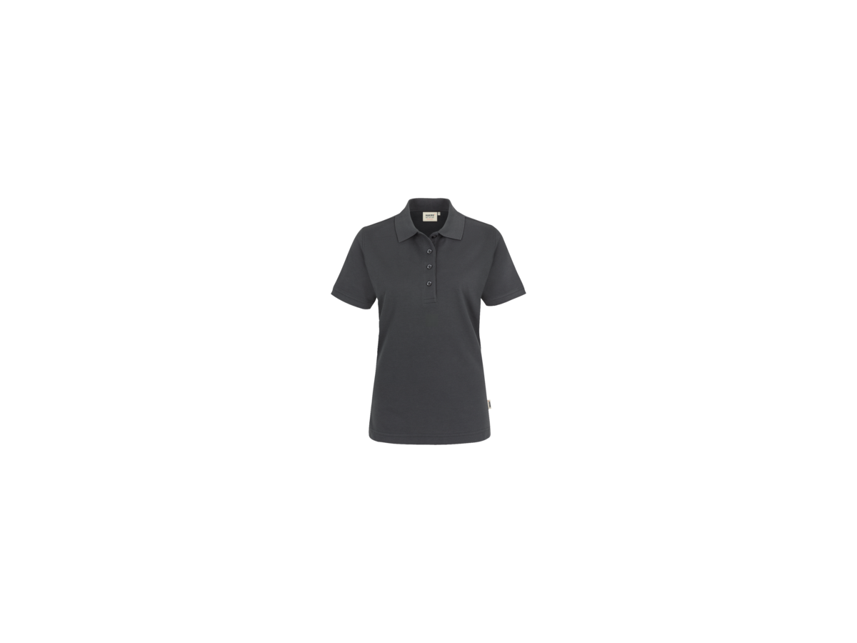 Damen-Poloshirt Perf. Gr. XS, anthrazit - 50% Baumwolle, 50% Polyester, 200 g/m²