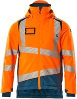 Winterjacke mit CLIMASCOT-Futter Gr. 2XL - hi-vis orange/dunkelpetroleum