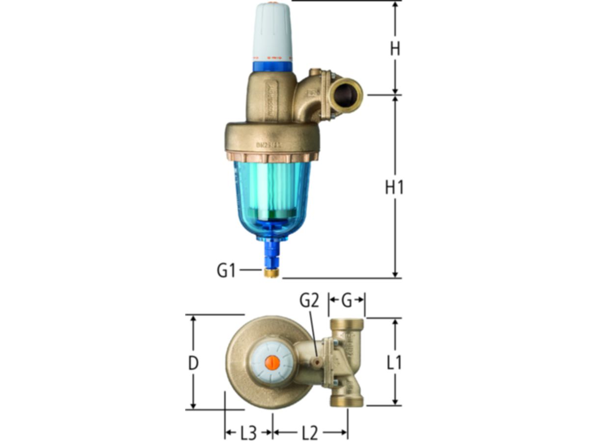 Redfil-DRV- / Filtergruppe DN 50 - 23/8"