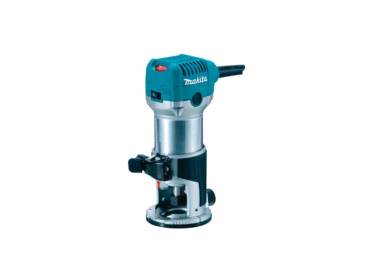 Einhandfräse/Kantenfräse Makita RT0700CJ - 710 W, Leerlaufdrehzahl 10000-30000 U/Mi