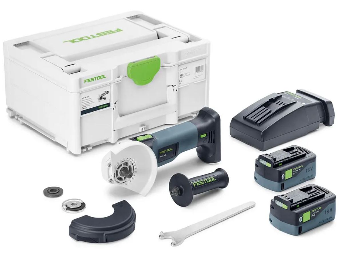 Akku-Winkelschleifer AGC 18-125 5,0 - Festool, EBI-Plus
