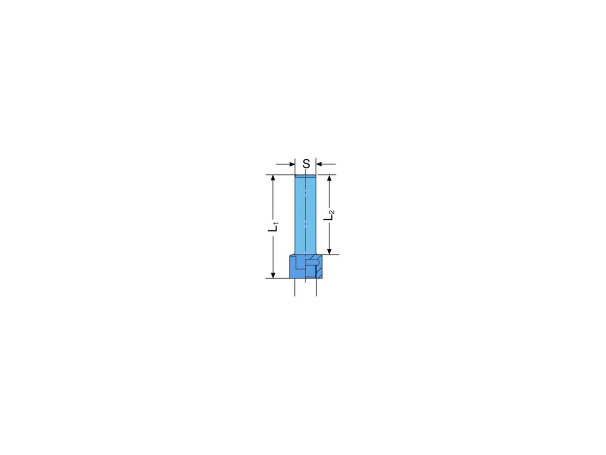 Wechselschäfte 8mm/M8 / 30x40mm - JSO Fräser für Oberfräse Nr. 24 909