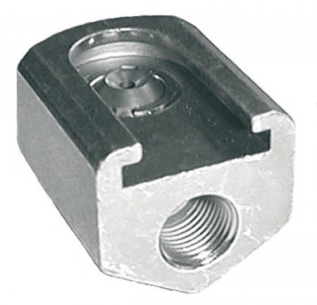 Greifkopf m. Stahlmembrane - für Flachschmiernippel 16 mm
