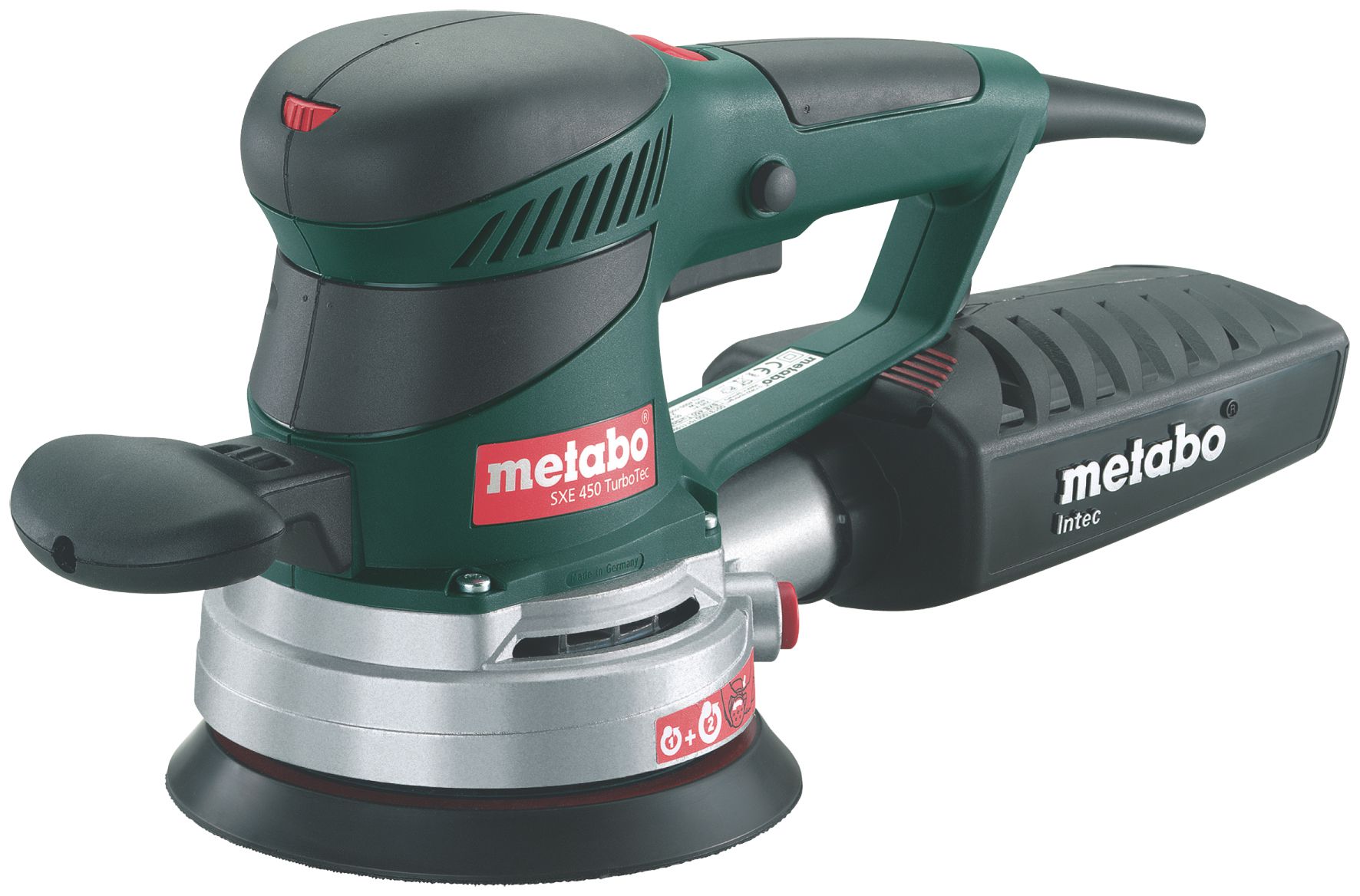 Exzenterschleifer SXE 450 Turbo Tec - 350 Watt METABO, 150 mm