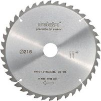 Kreissägeblatt METABO 254x30 Z48 WZ3°neg - PrecisionCut Wood-Professional