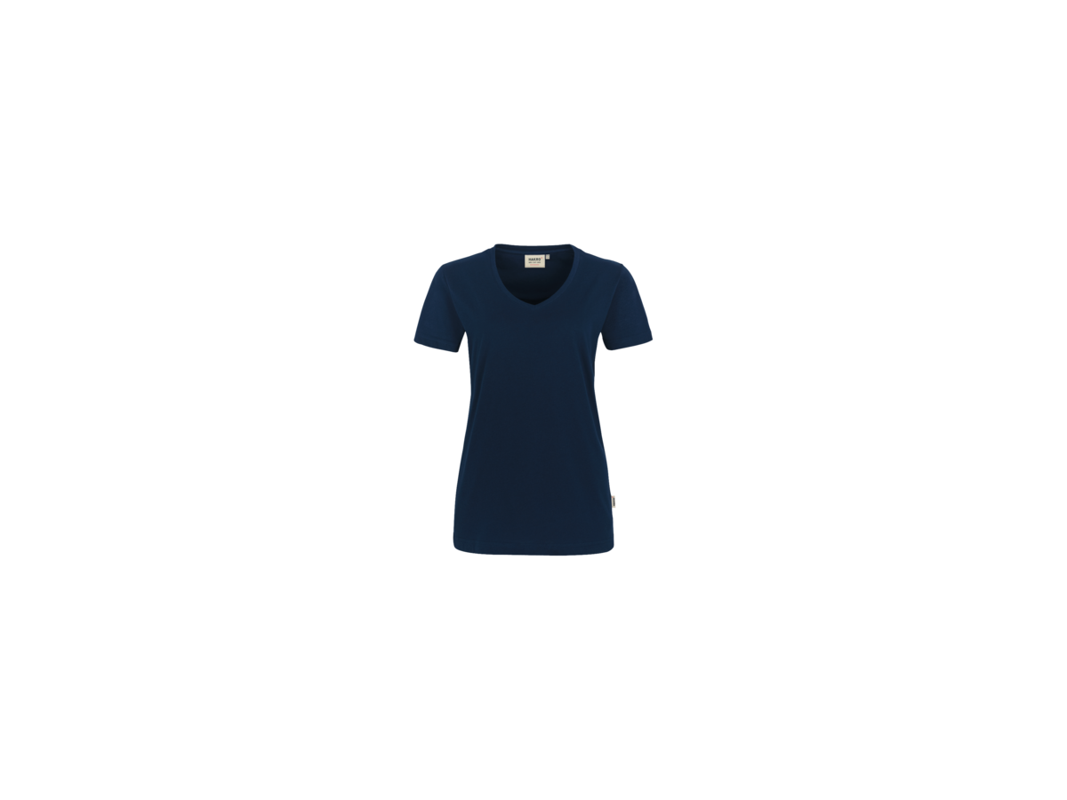 Damen-V-Shirt Performance Gr. 6XL, tinte - 50% Baumwolle, 50% Polyester, 160 g/m²