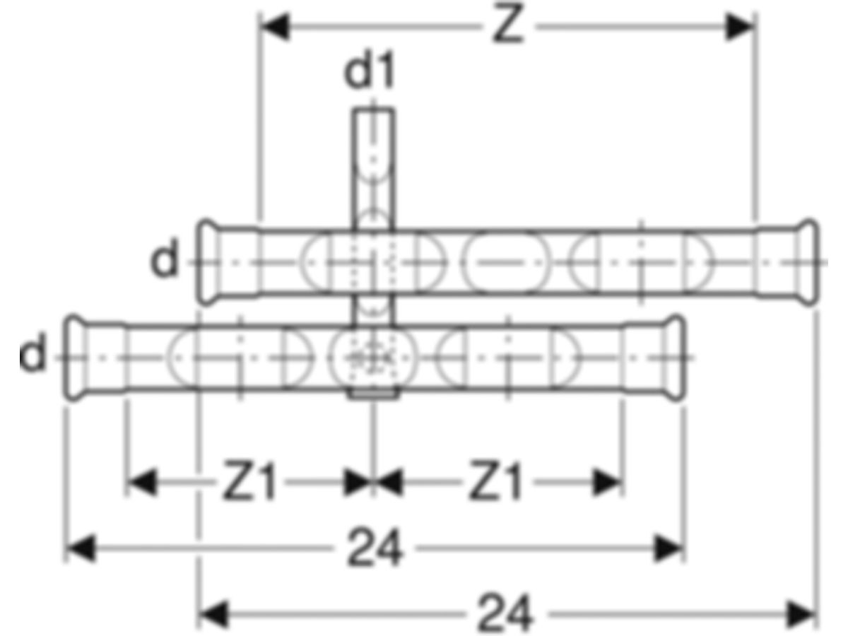 MPF-Heizkörperanschl. 18-15 mm - für Rücklauf