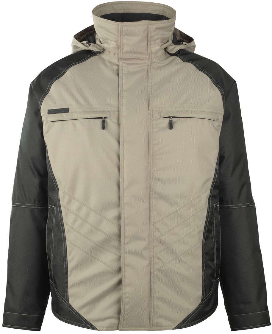 Frankfurt Pilotjacke khaki-schwarz Gr. L - 100% polyester