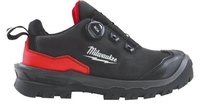 Sicherheits-Halbschuh schwarz Leder - Milwaukee, ARMOURTRED S3S BOA