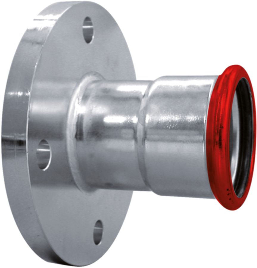 Flansch mit Muffe PN 10/16 C-Stahl - Eurotubi