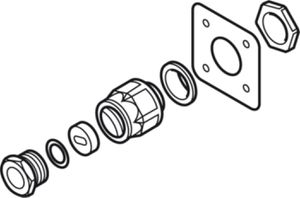 Isolationseinführungen Raychem - IEK-20-01-M  für Blechmantel