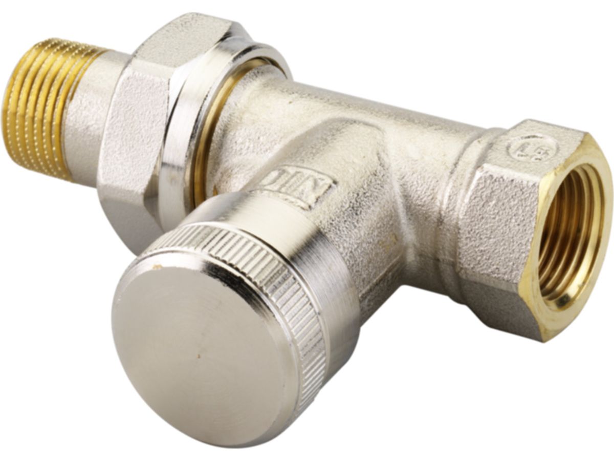 Rücklaufverschraubung DANFOSS 3/8" - Durchgang Anschluss, RLV 10