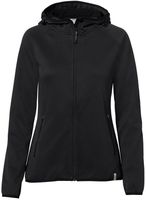 Damen Kapuzen-Tecjacke Florida, Gr. 2XL - schwarz