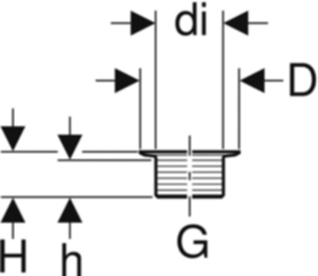 Geberit Ablaufventil Messing - hochglanz-verchromt
