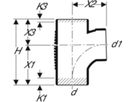 Geberit-Silent Bogenabzweig 88.5°110/90 - Swept-Entry