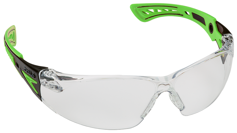 Schutzbrille BOLLE  kratzfesten grün/sw - beschlagfreier Polycarbonatscheibe