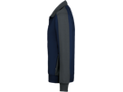 Sweatjacke Contrast Perf. M tinte/anth. - 50% Baumwolle, 50% Polyester, 300 g/m²
