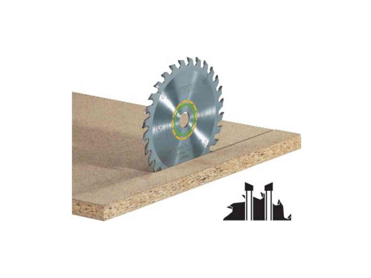 Kreissägeblatt Festool 216x2.3x30 W36 - für Holz, Baustoff- und Gipsfaserplatten