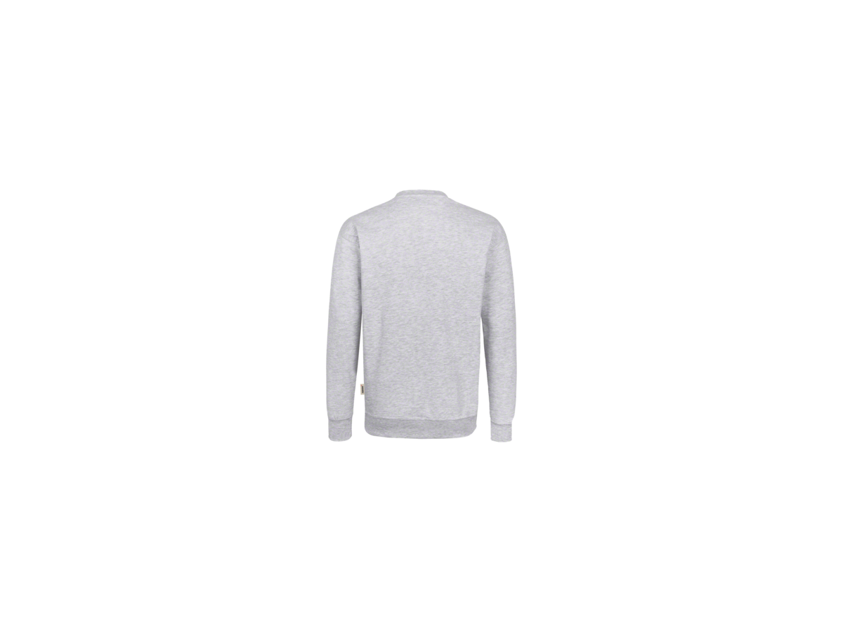 Sweatshirt Premium Gr. L, ash meliert - 85% Baumwolle, 15% Polyester, 300 g/m²
