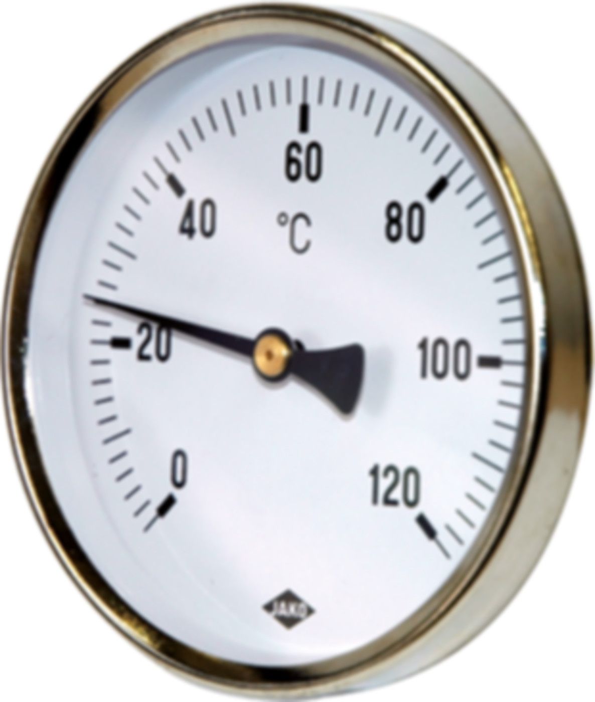 Rohranliegethermometer JAKO D63 - mit Spannfeder bis 2", 0-120°C